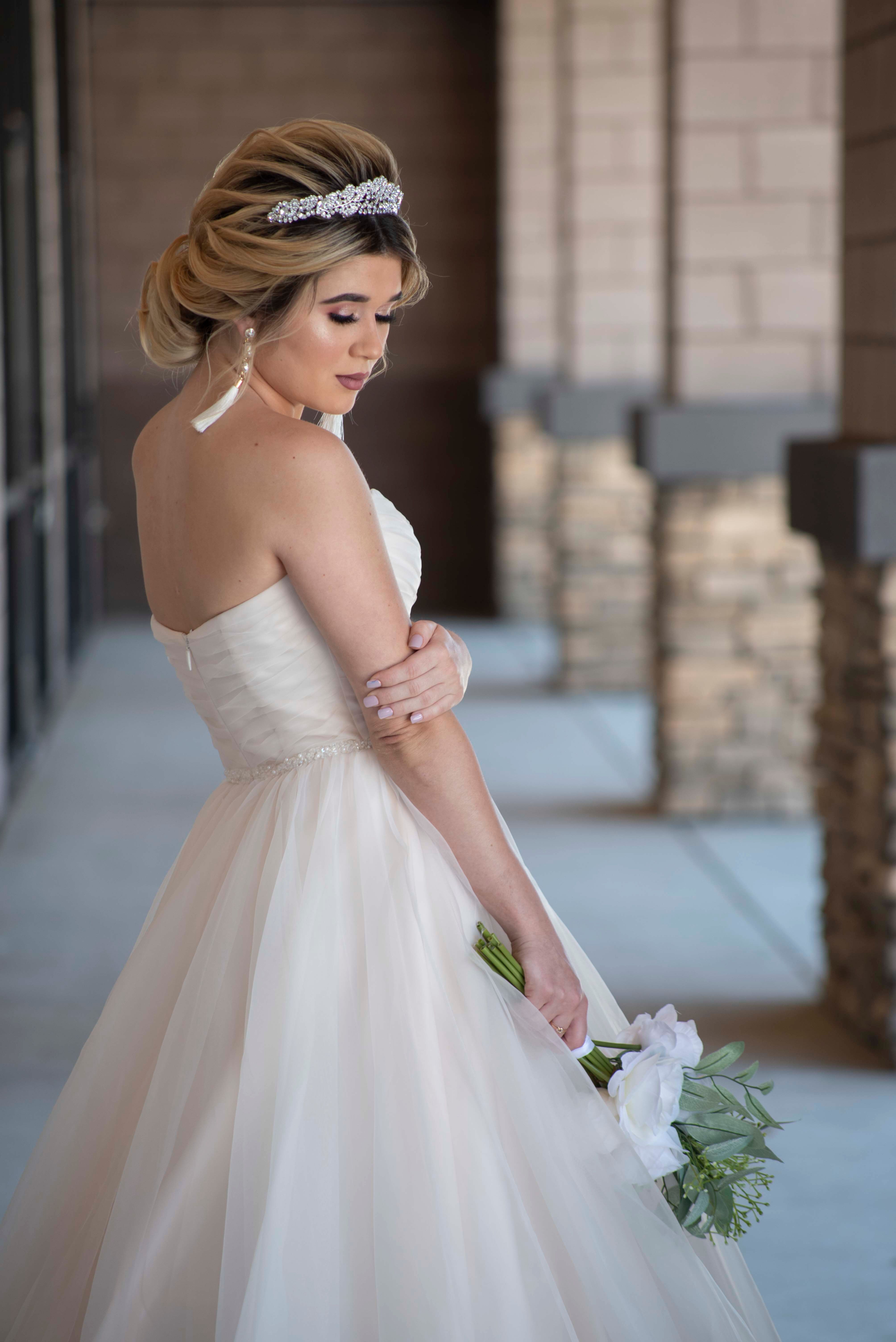 Bridal party, styled as one